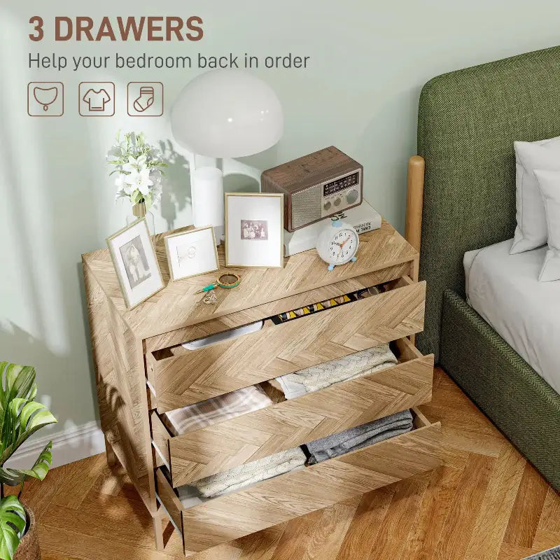 Nature Wood Chest of Drawers - sleek-selections