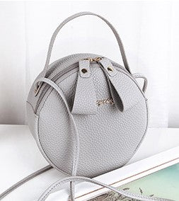 grey Circle Shoulder Bag