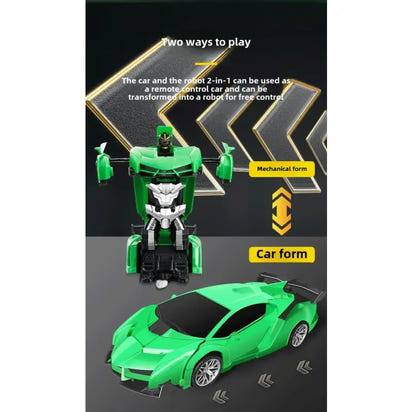 One-Touch Transformable Rechargeable Remote Control Car