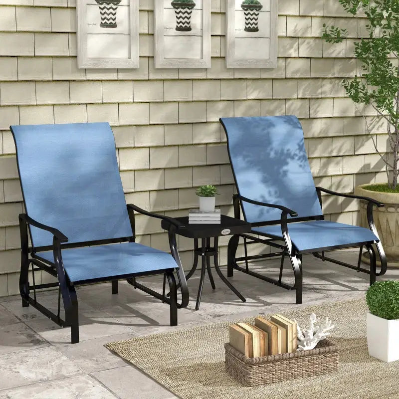 3-piece Outdoor Chair set - sleek-selections