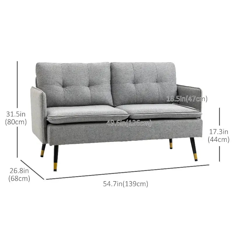 Loveseat Sofa - sleek-selections