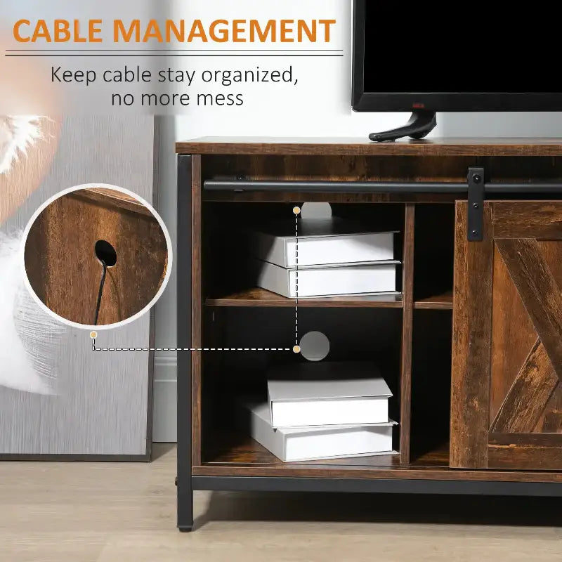 Industrial TV Stand - sleek-selections