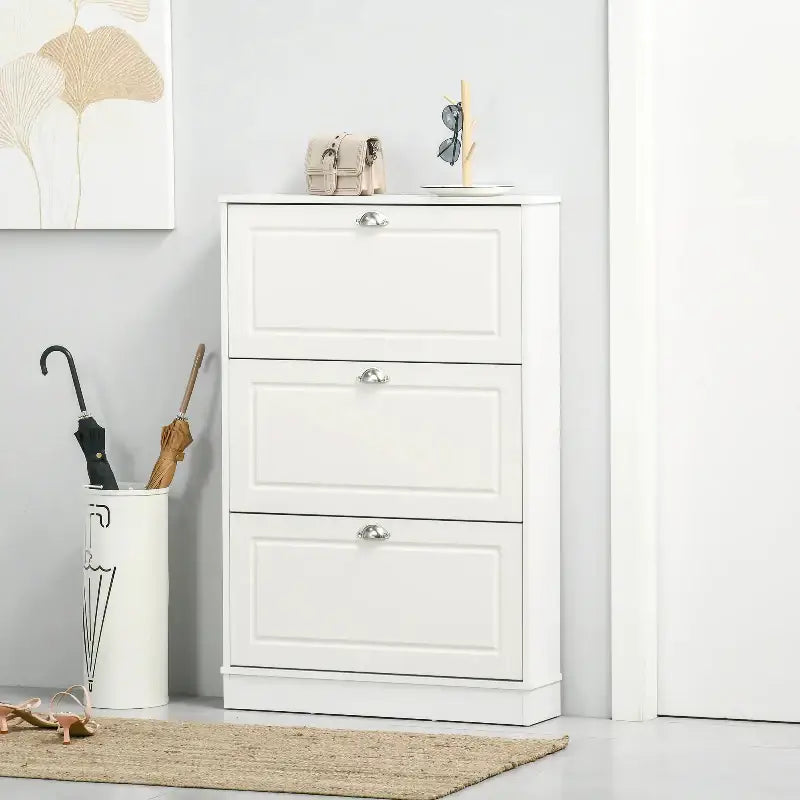 Narrow Shoe Storage Cabinet - sleek-selections