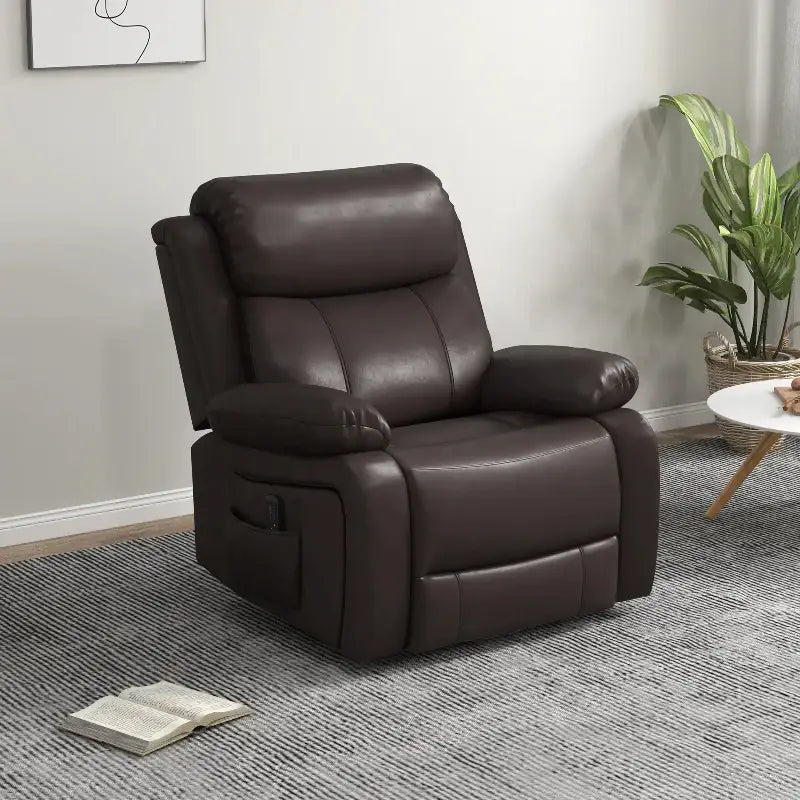 PU Leather Reclining Chair - sleek-selections