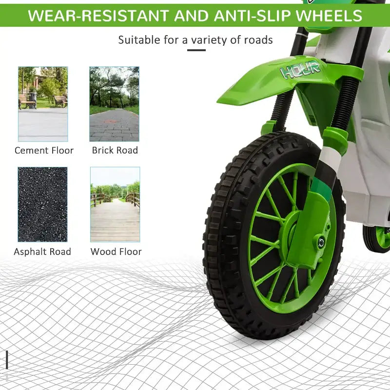 Kids Dirt Bike Battery-Powered Ride-On Electric Motorcycle - sleek-selections