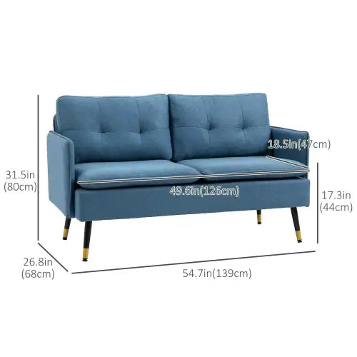 Loveseat Sofa - sleek-selections