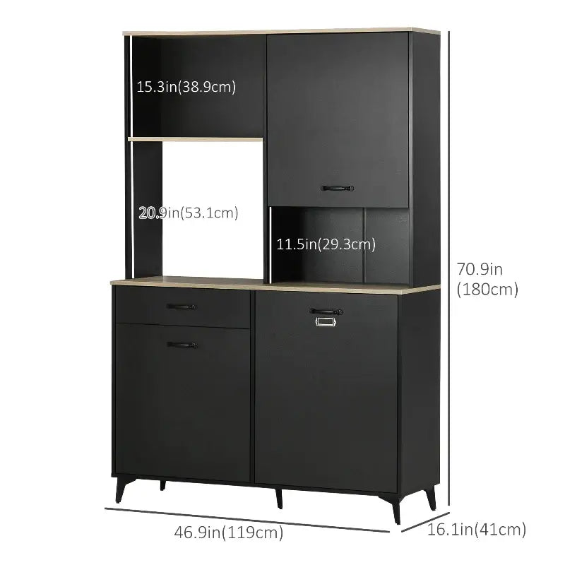 Freestanding Kitchen Pantry - sleek-selections