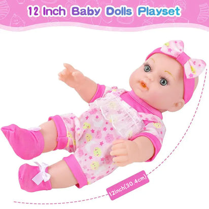 Baby Rebirth Doll Combo Set 12 Inch
