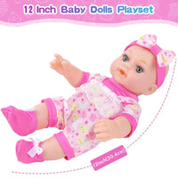 Baby Rebirth Doll Combo Set 12 Inch