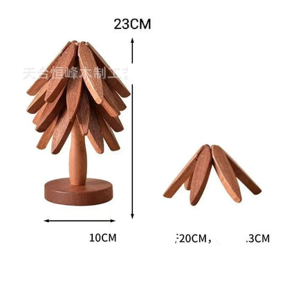 Wood Wreative Hot Pot Holders
