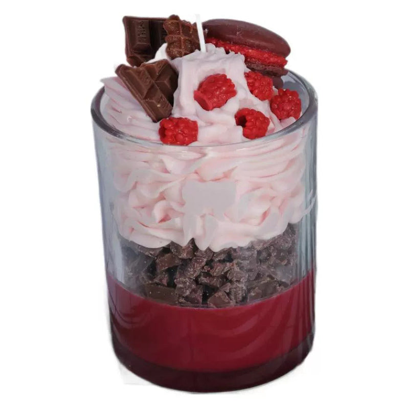 Scented  red Wine Chocolate Candle