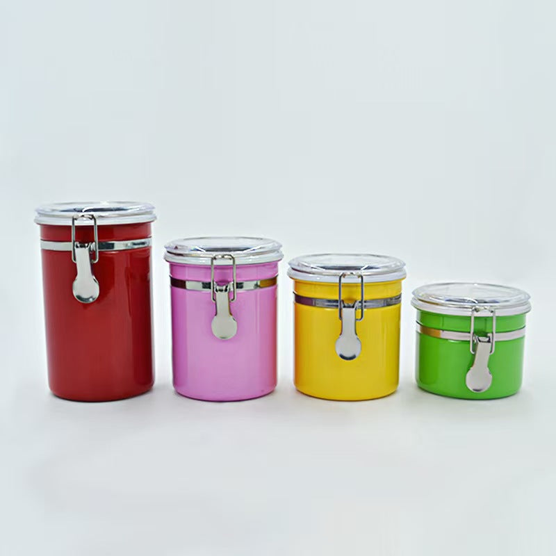 Stainless Steel Sealed Jar Four-Piece Set