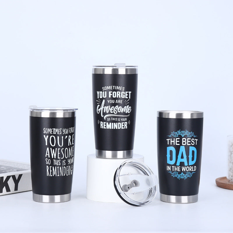 Creative 20oz Stainless Steel Car Mug