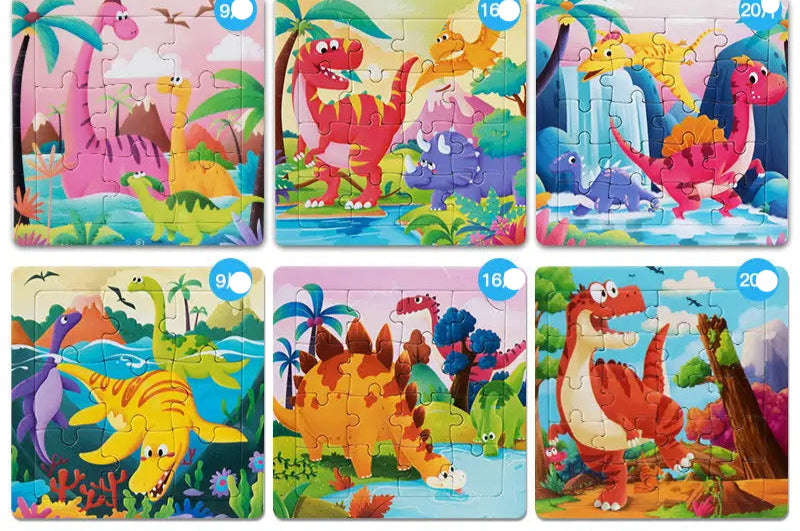 Puzzles For Young Children 1-2-3-4-5-6 years