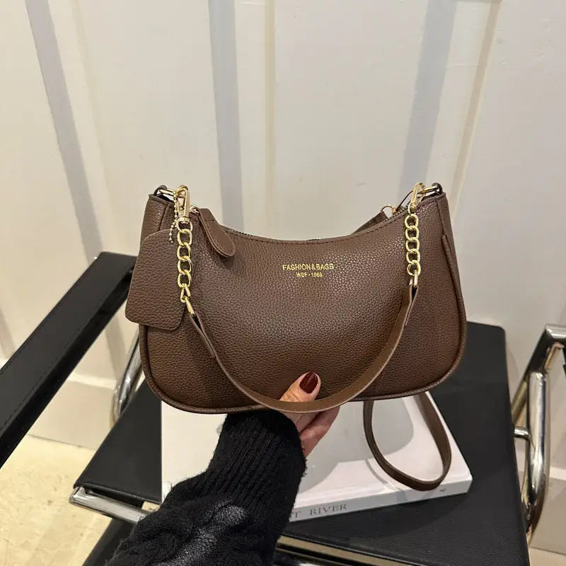 Solid Color Commuter Crossbody Bag