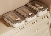 3-in-1 Wardrobe Compartment Organizer With Lid