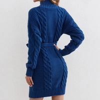 Casual Knitted Sweater Dress