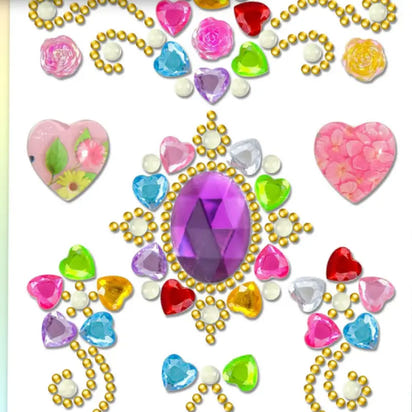 Colorful Kids Acrylic DIY Gemstone Set Diamond Sticker