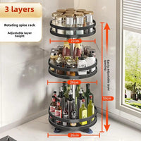 Rotatable 360-Degree Seasoning Rack - sleek-selections