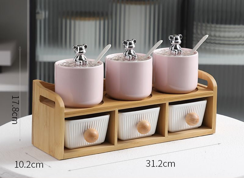  Kitchen Seasoning Storage Rack Set