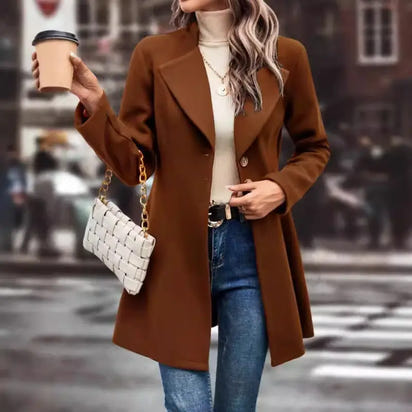 Solid Color Tweed Jacket