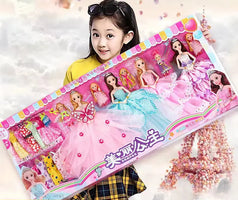 Large Doll Set with Cloths