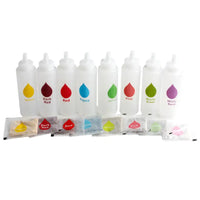 Tie-dye dye DIY 8 color set box kids