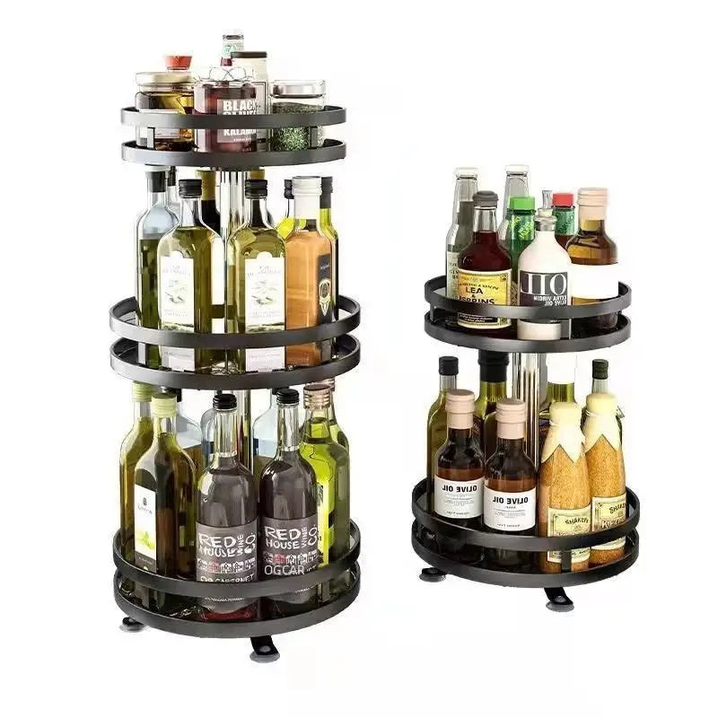 Rotatable 360-Degree Seasoning Rack - sleek-selections