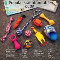 Pet Toys Dog Set Toys Vocal Toys Dog Training Dog Toys Teddy Golden Retriever - sleek-selections