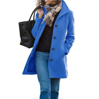 Tweed  Mid-length Multi-Button  Jacket