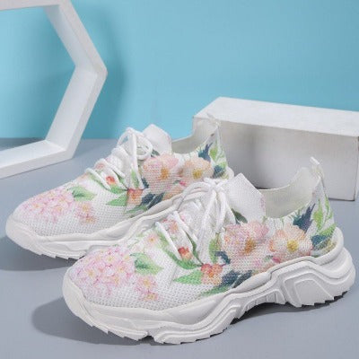 Casual Flower Sports Sneakers