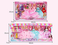 Large Doll Set with Cloths