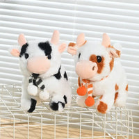 Simulated Electric Plush Cow