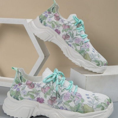 Casual Flower Sports Sneakers