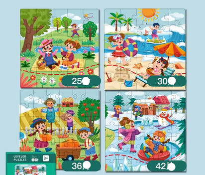 Magnetic Kids Puzzle Board  3-6 Years Old 