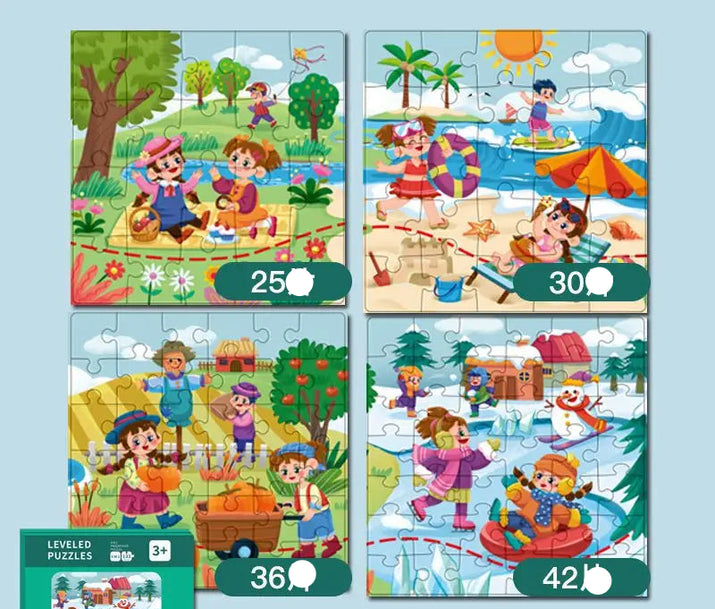 Magnetic Kids Puzzle Board  3-6 Years Old 