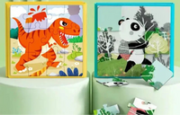 Magnetic Kids Puzzle Board  3-6 Years Old 