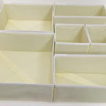 Fabric 6-24 Piece Underwear Storage Organizer Box