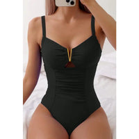 Classy Conservative One-Piece Swimsuit