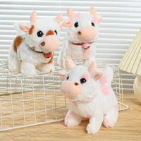Simulated Electric Plush Cow