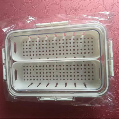 Food Stoarge Tray With Lid Capartments