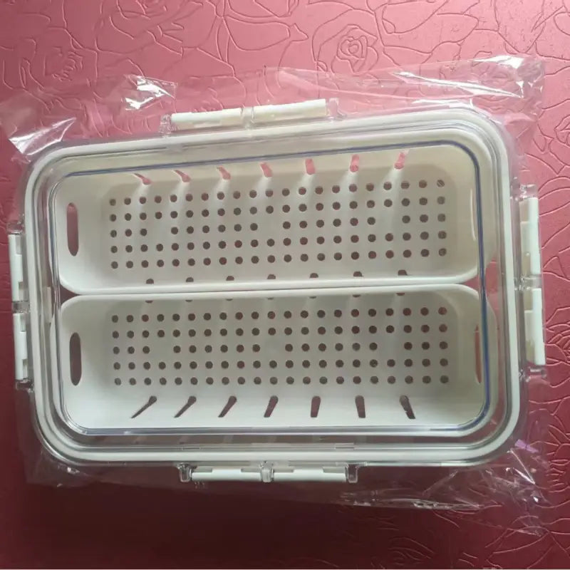 Food Stoarge Tray With Lid Capartments