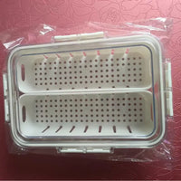 Food Stoarge Tray With Lid Capartments