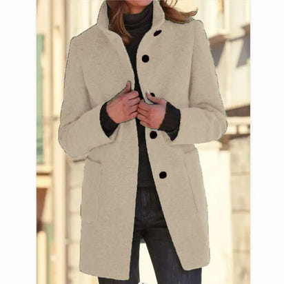 beige coat