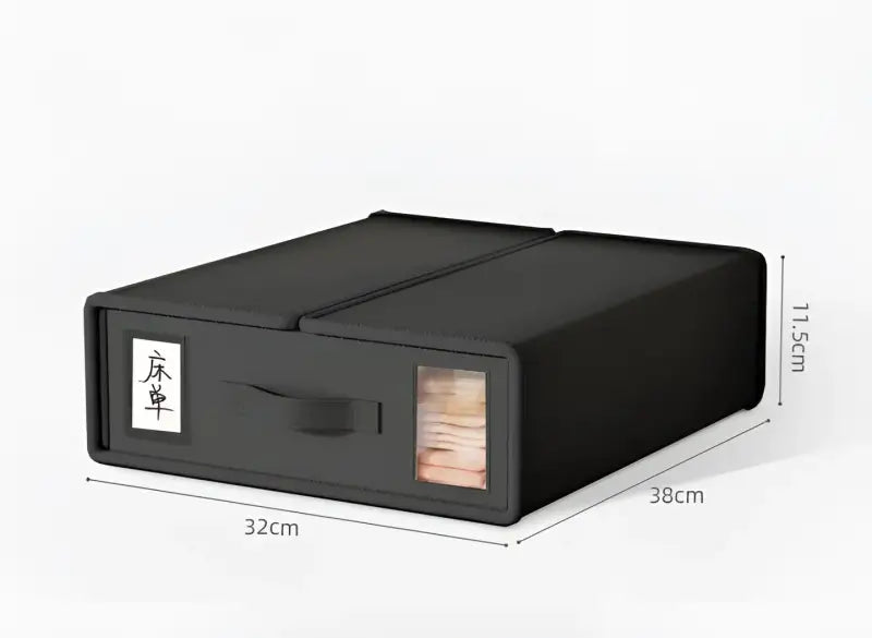 Cross-border bed sheets, four-piece storage box, laundry, blanket, duvet cover, storage box, foldable hand-held Japanese sorting box - sleek-selections