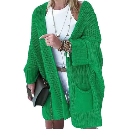Mid Length  Knit Cardigan