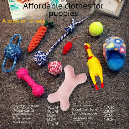 Pet Toys Dog Set Toys Vocal Toys Dog Training Dog Toys Teddy Golden Retriever - sleek-selections