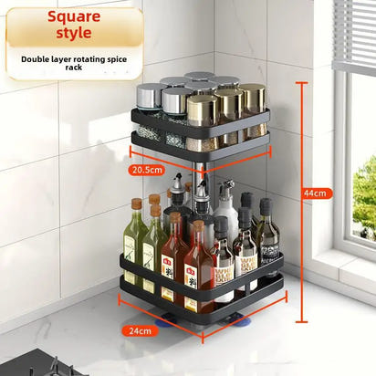 Rotatable 360-Degree Seasoning Rack - sleek-selections