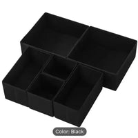 Fabric 6-24 Piece Underwear Storage Organizer Box
