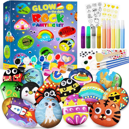 Childrens Hand-Paint Rock Craft Sets